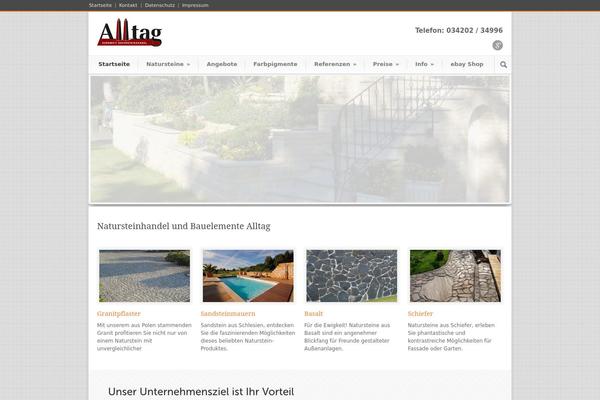 Avada theme site design template sample