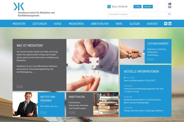 Cornerstone theme site design template sample