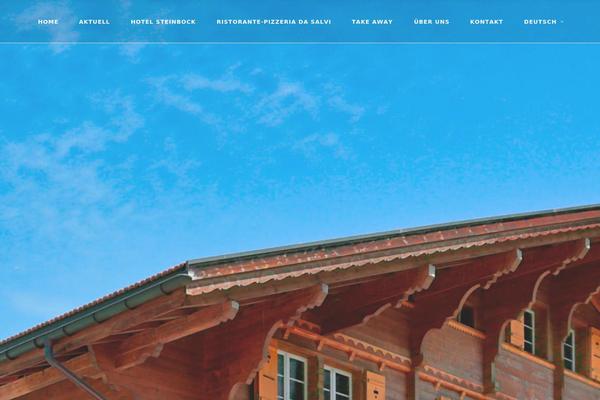 steinbock-grindelwald.ch site used Dorianwp