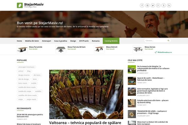 stejarmasiv.ro site used Wpdevel