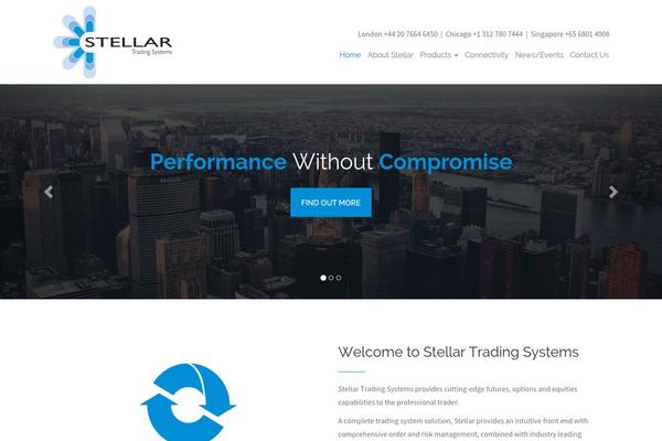 Stellar theme site design template sample