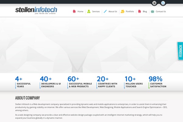 Sparkling theme site design template sample