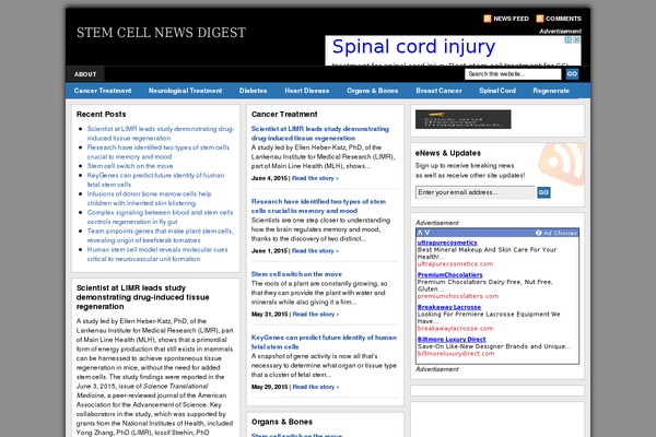 stemcellnewsdigest.com site used Versatile-business-pro
