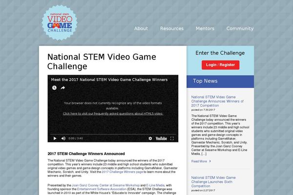 stemchallenge.org site used Stem