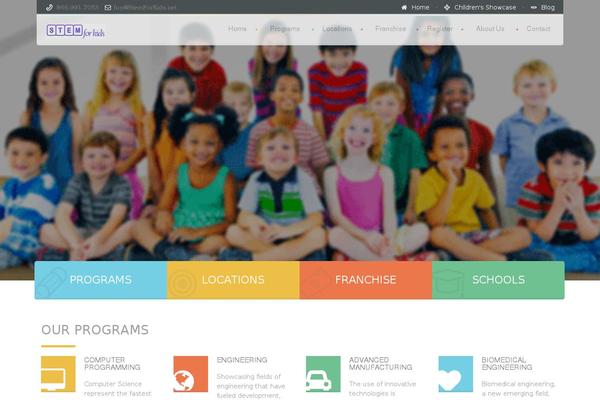 Babykids theme site design template sample