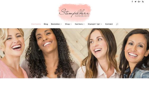 Divi theme site design template sample
