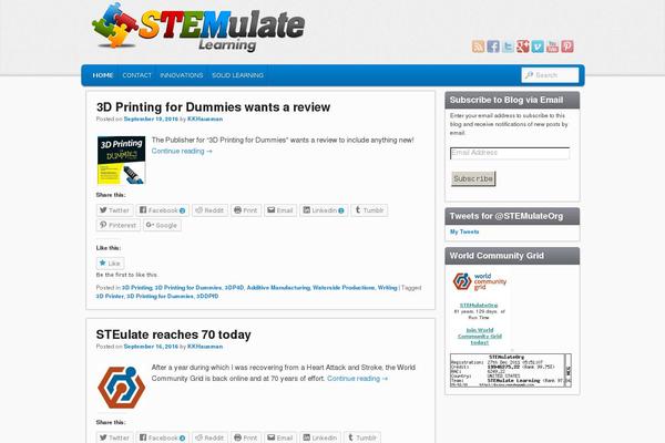 Site using WP Social Blogroll plugin