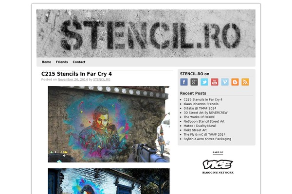 Site using Really Simple Share plugin