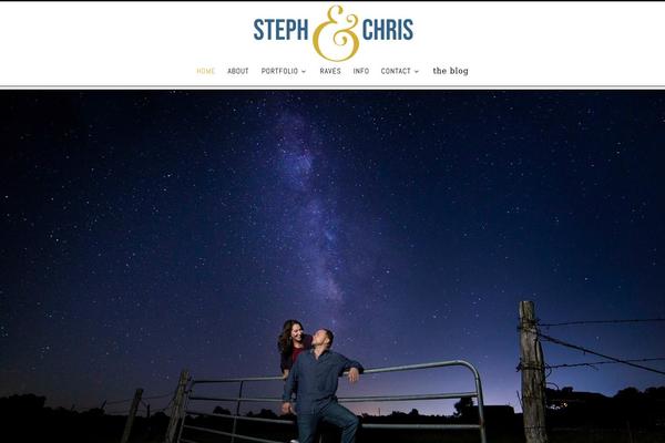 stephandchrisphotography.com site used Atelier-divi