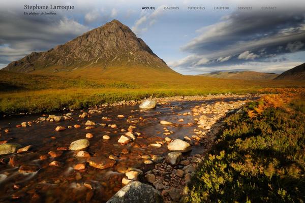 Photography theme site design template sample