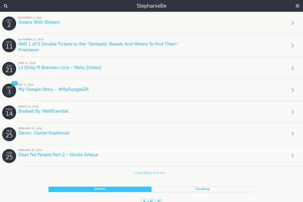 Site using Kadence-pro plugin