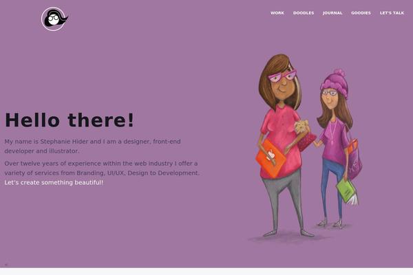 Salient Child theme site design template sample