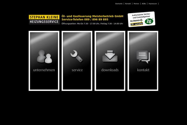 kleine theme websites examples