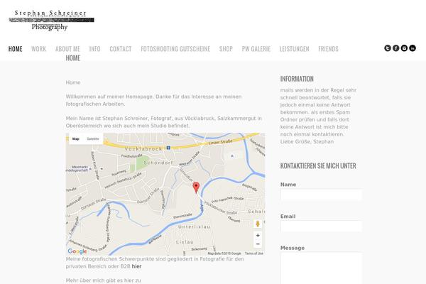 Core theme site design template sample