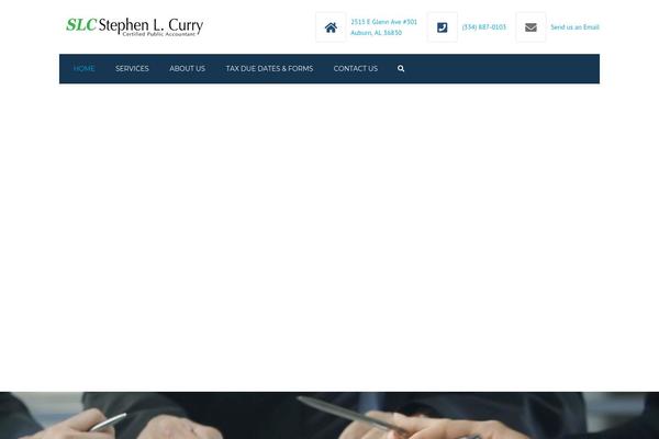 Accounting-child theme site design template sample