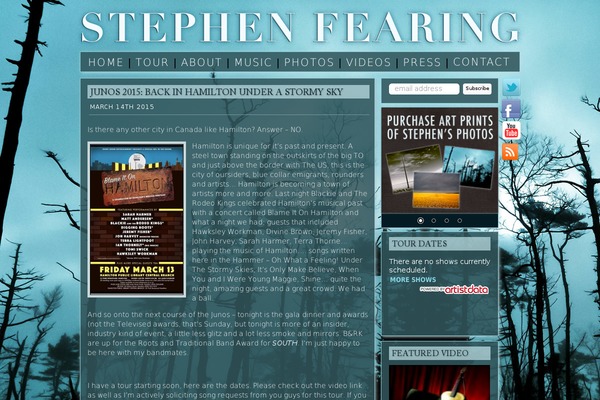 Nucleare theme site design template sample