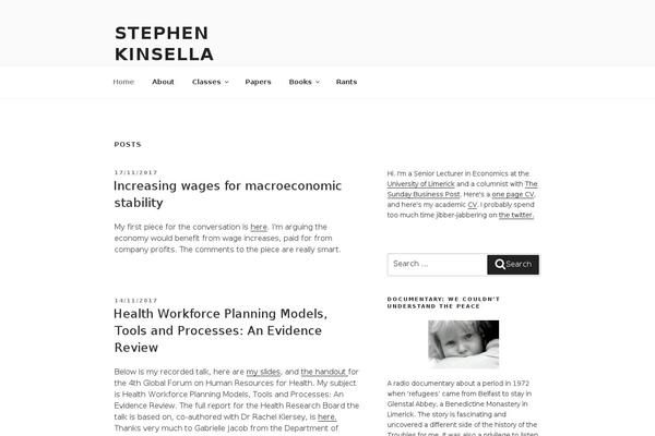 stephenkinsella.net site used Faculty