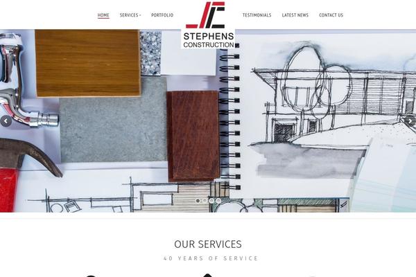 Renovation theme site design template sample