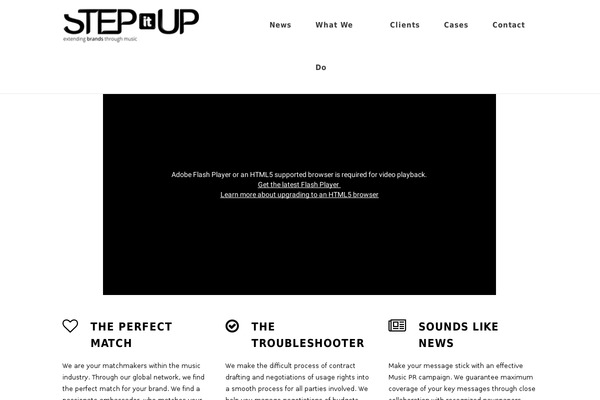 Stockholm theme site design template sample