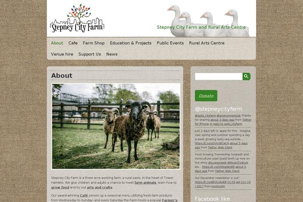 stepneycityfarm.org site used Blocksy
