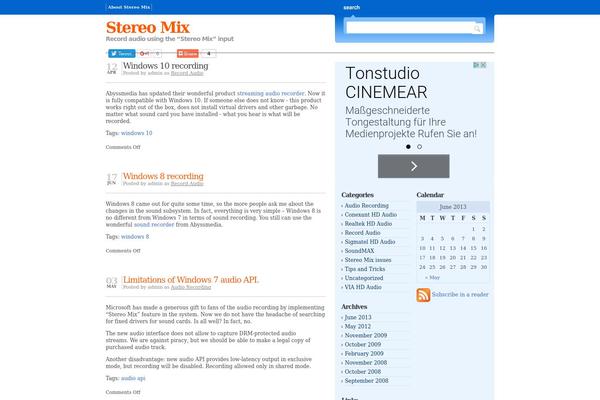 stereo-mix.com site used Penguin