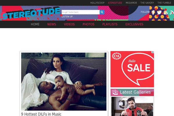 Jelly-bean theme site design template sample