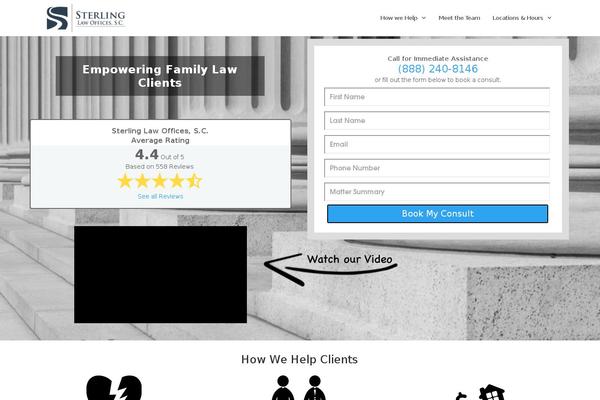 Site using Strong Testimonials plugin