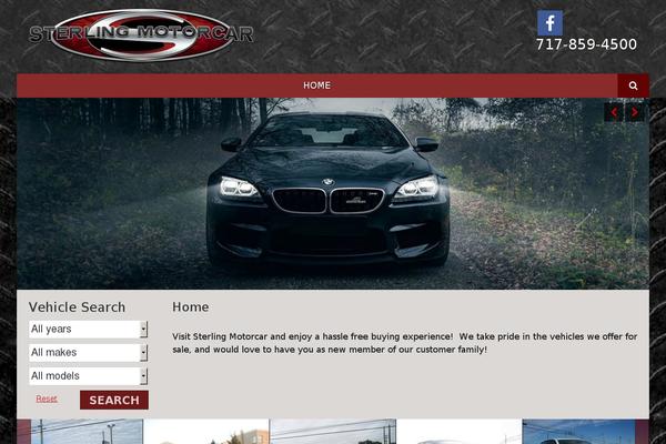 Dealer theme site design template sample