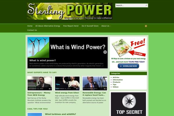 sterlingpower.org site used Arras WP theme