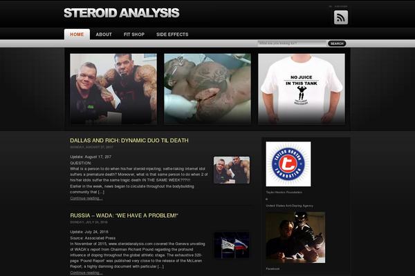 Black Aperture theme site design template sample