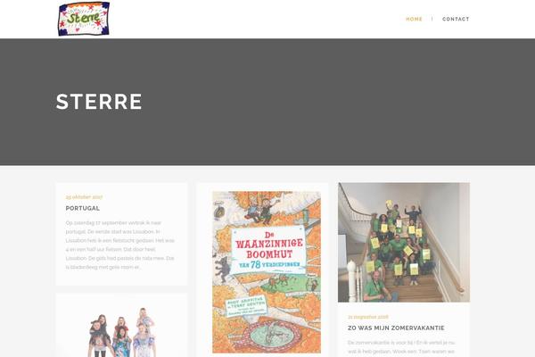 Stockholm Child theme site design template sample