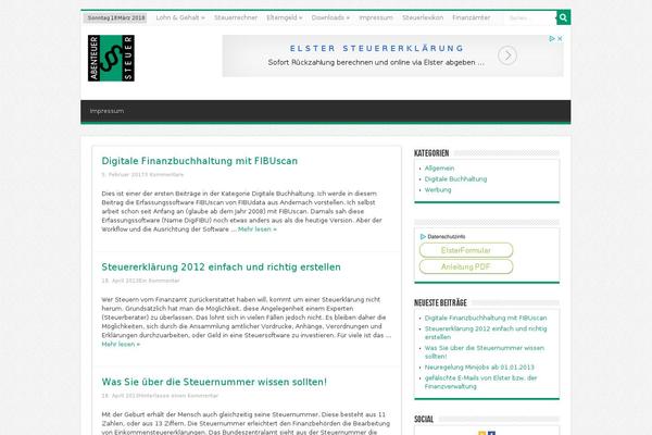 Enfold theme site design template sample