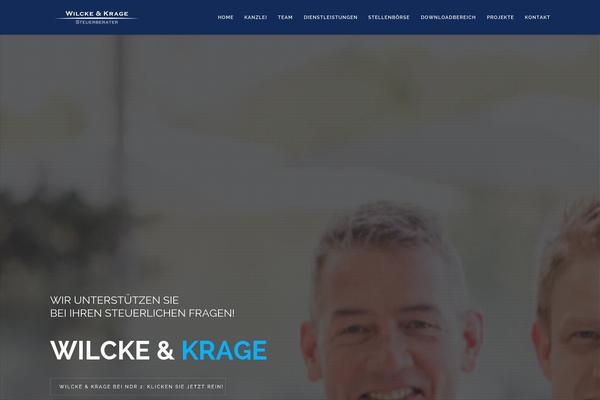 Brooklyn theme site design template sample