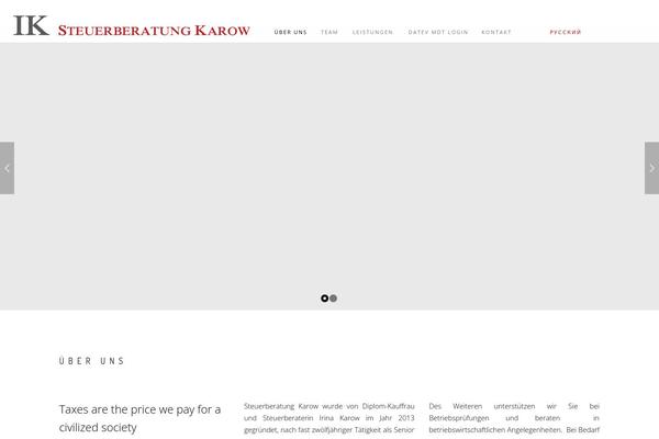 Rhythm theme site design template sample