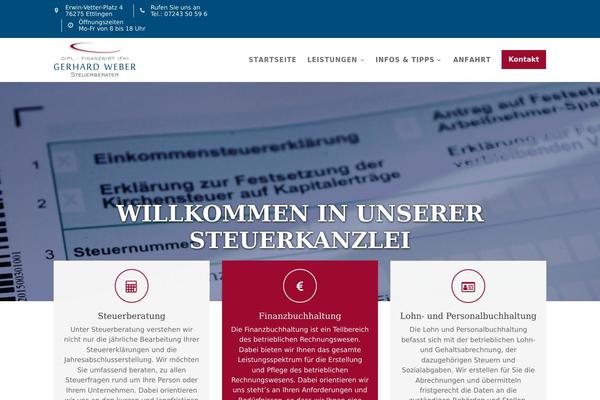 Site using Gutentor plugin