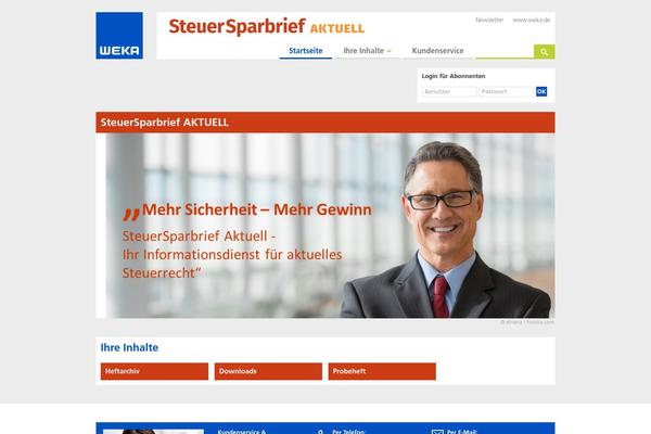 steuersparbrief.com site used Wpmu1