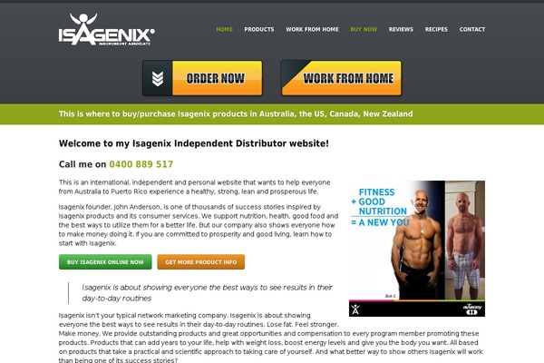 stevedeane.com site used GeneratePress