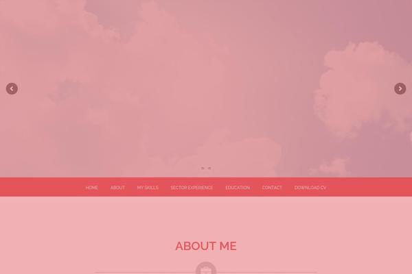 Ht-personalone theme site design template sample