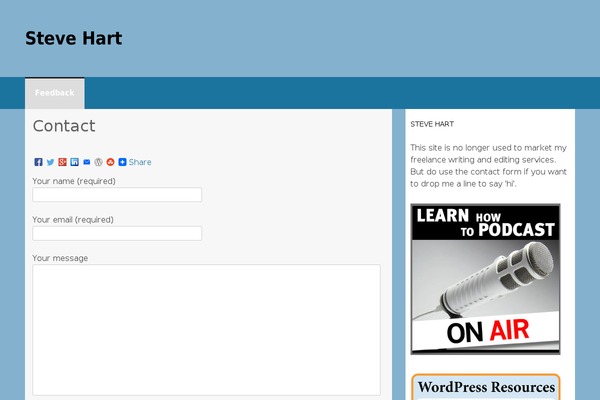Voice-blog theme site design template sample