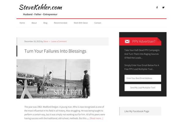 Generate Pro theme site design template sample