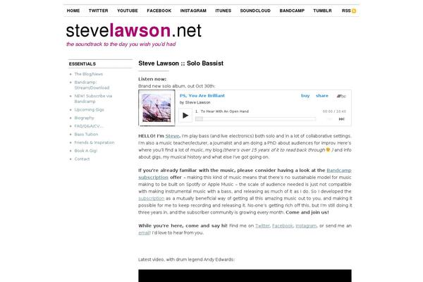 Twenty Seventeen theme site design template sample