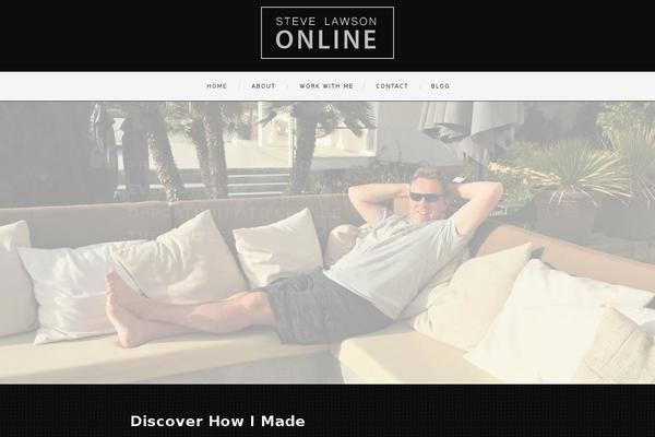 Amory theme site design template sample