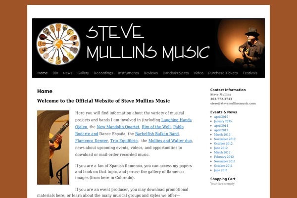Site using WPaudio MP3 Player plugin
