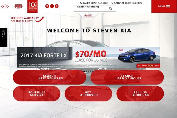 Dealer Inspire theme site design template sample