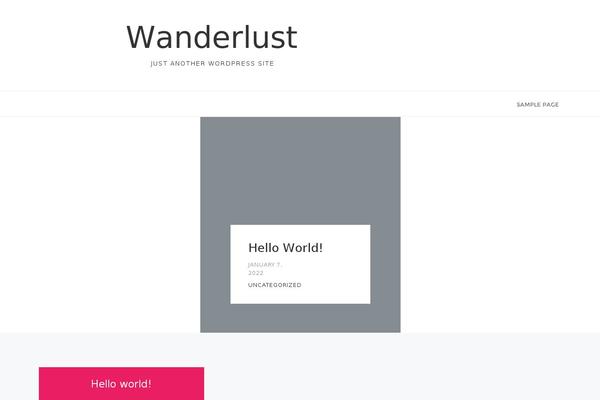 Bizberg theme site design template sample