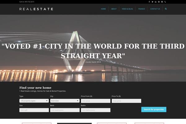 stevenclarkerealestate.com site used Kenta-groovy-blog