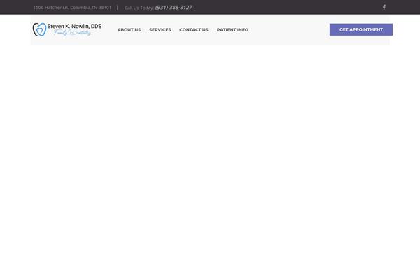 DentalCare theme site design template sample