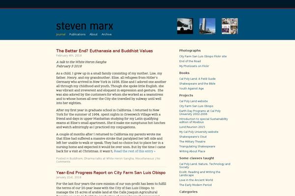 stevenmarx.net site used Steven