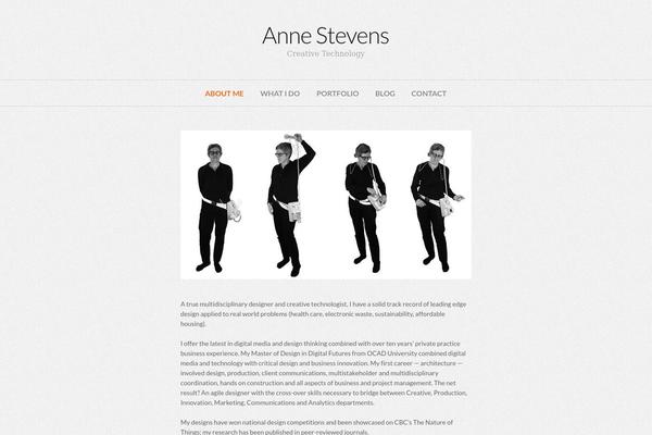 stevensanne.com site used Themuse-parent
