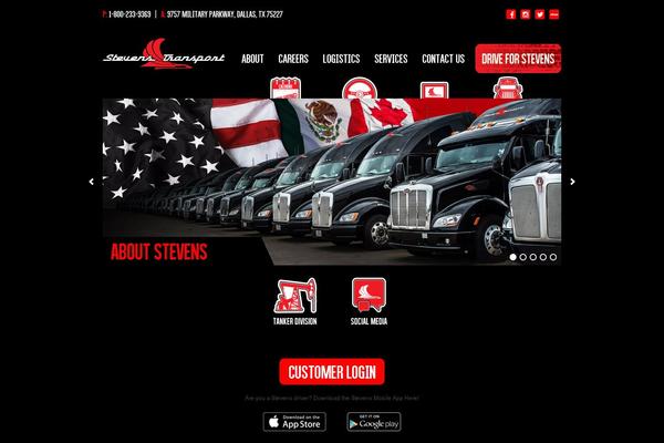 Paradigm theme site design template sample